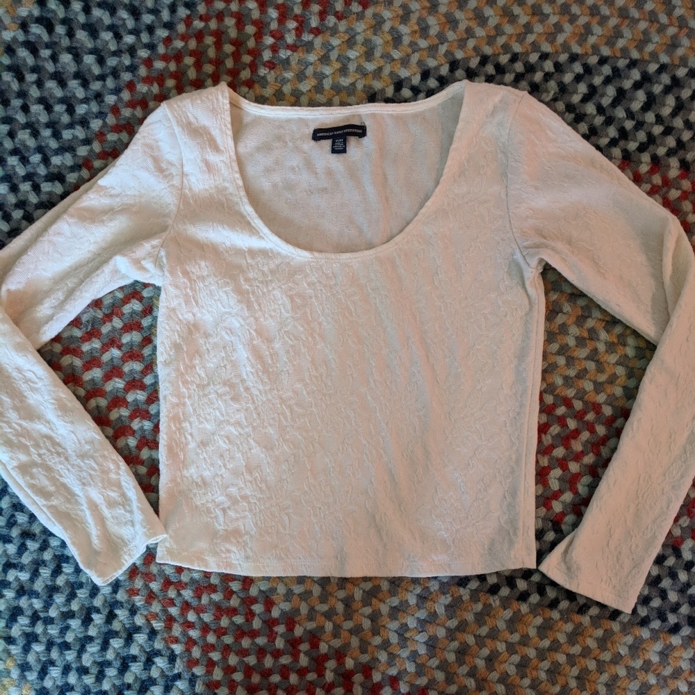AMERICAN EAGLE CROPPED SHIRT